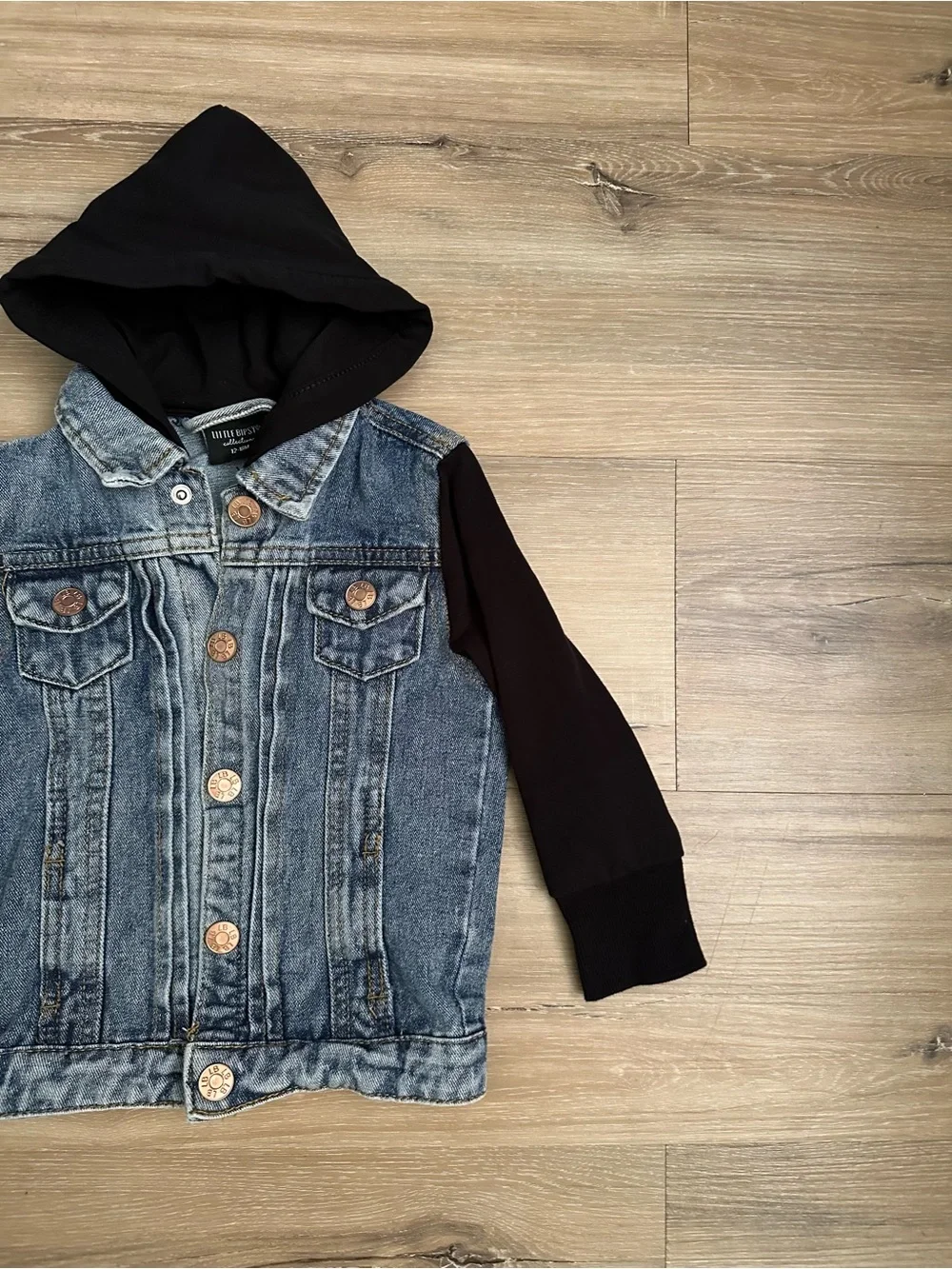 Little Bipsy Hooded Denim Jacket – 12–18M